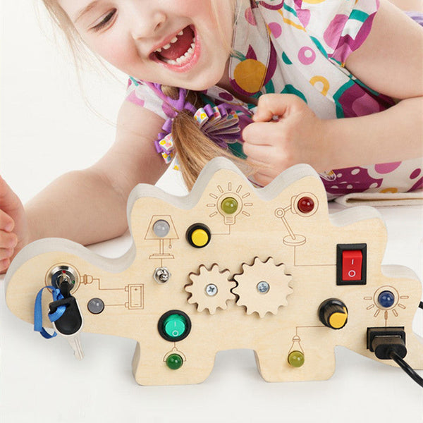 Children's Wooden Dinosaur Board